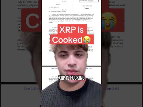 XRP is Cooked😭😭
