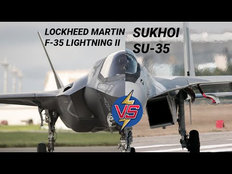 &quot;F-35 vs. SU-35: Aerial Titans Clash in Epic Showdown!&quot;