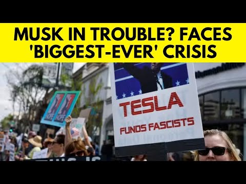 Protest Against Trump and Musk | Protesters Unite Against Trump-Musk Regime | DOGE | Tesla | N18G