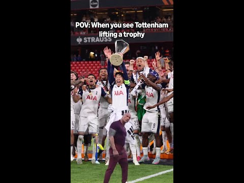 Is this real life?! Spurs have officially won a major trophy 🤯