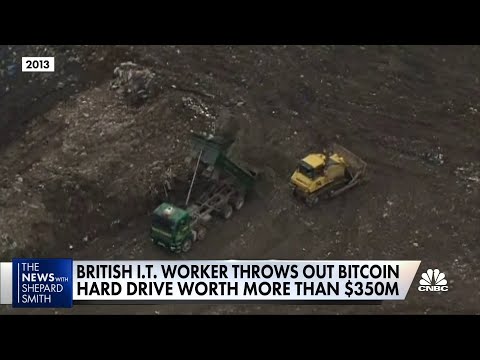 The search for a bitcoin hard drive worth $350 million lost in a landfill
