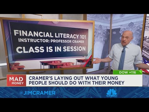 Investing is the only way young people will achieve financial freedom, says Jim Cramer
