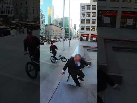 Angry Security vs BMX