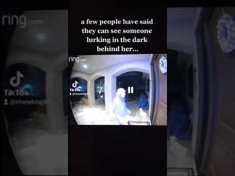 video taken from my neighbor&#039;s ring camera #creepy #weird #scary #ringcamera