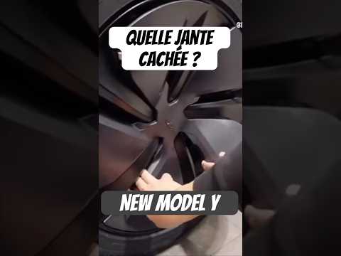 Quelle jante sous l&#039;enjoliveur du NOUVEAU TESLA Model Y ? #juniper #tesla#modely