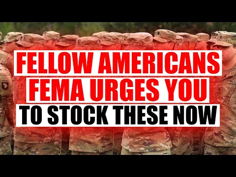 10 Prepping Items FEMA Urges You to Stockpile Right Now!