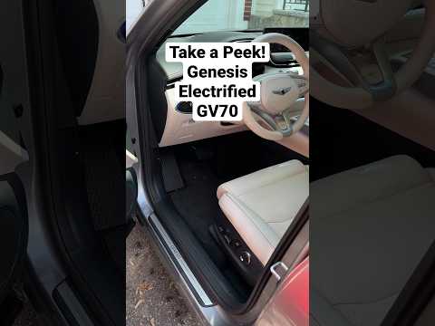 Take a Peek Inside the Genesis Electrified GV70 - WOW!