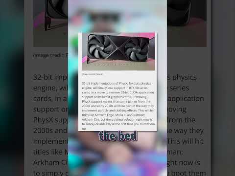 5090 Loses PhysX