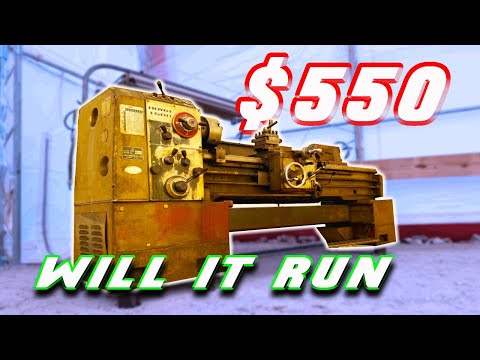 Cheap Lathe / Will it Run &amp; Make Chips ?... Non CNC Machine