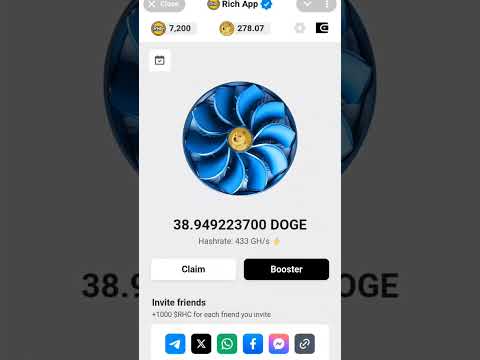Dogecoin mining app ⛏️ free mining ⛏️ #bitcoingold #miningdogecoin #cryptocurrency #dogemining