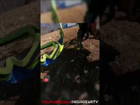 Biker lose head because of wire trap #bike #angrypeople