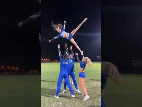 HARDEST CHEER STUNT EVER😳😰 #cheer #cheerleadingworlds #cheerleading #stunt #shorts