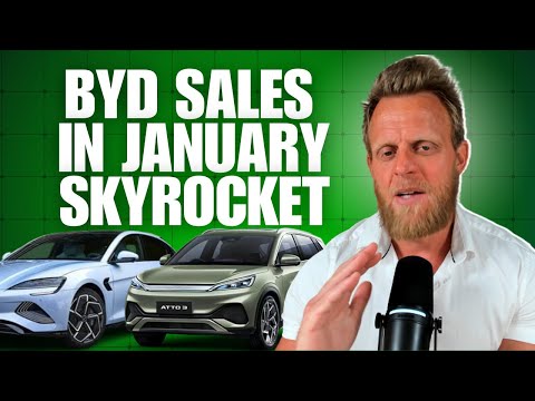 BYD exports skyrocket to new record as January global sales grow 50%