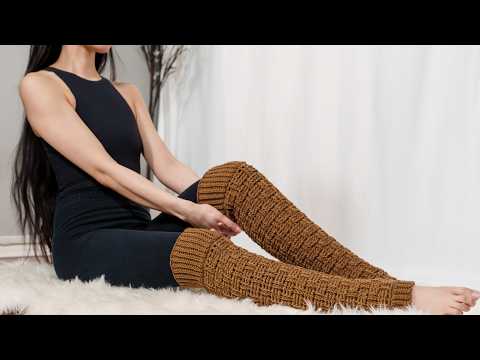 How to Crochet: Basketweave Leg Warmers | Pattern &amp; Tutorial DIY