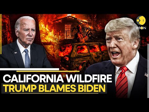 California Wildfire LIVE: Trump Blasts At Joe Biden, Kamala Harris&#039; Home Burnt? | Los Angeles | LIVE