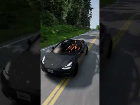 Tesla Driver Crazy or Drunk? Passengers Terrified 🤣💯💥⚠️