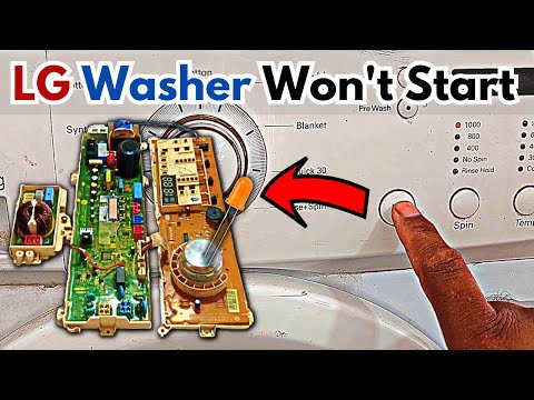 Play/Pause Button Won&#039;t Respond on LG Washer | Motherboard Repair