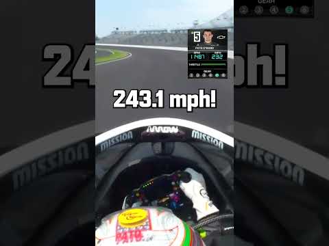243 MPH?! 😱 Here&#039;s what it looks like from the cockpit 🏎️
