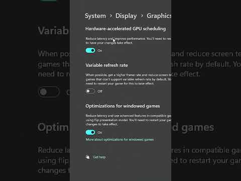 🔧 TWO HIDDEN WINDOWS SETTINGS TO BOOST FPS IN GAMES🔥| You Need to Enable It Right Now ✔️