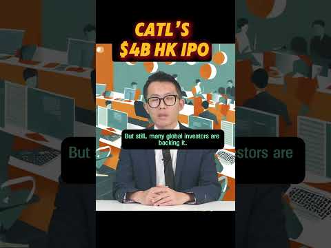 EV battery giant CATL begins Hong Kong IPO #ipo #byd #china #news #chinanews