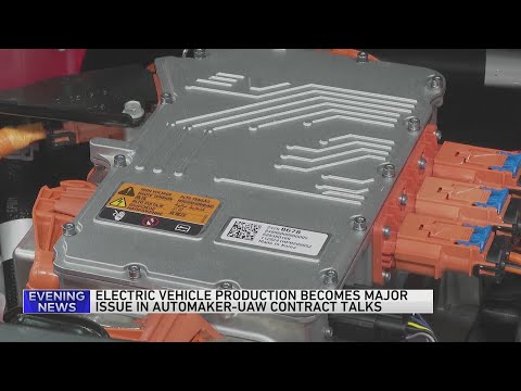 The future of electric vehicles looms over negotiations in the US autoworkers strike