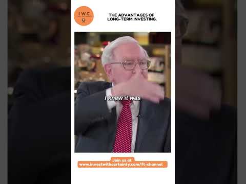 Warren Buffett invests for the long-term Investing Strategy: An Inside Look #investwithcertainty