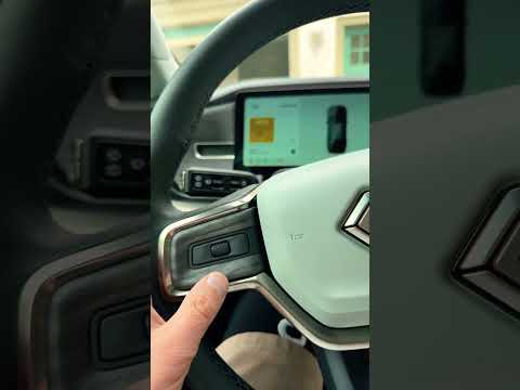 Changing the drivers gauge cluster on the #rivian #rivianr1s #rivianfeatures