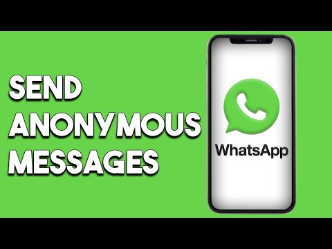 How To Send Anonymous Message In Whatsapp