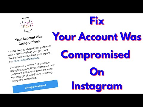 Fix instagram your account was compromised message | Problem Solved