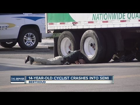 Teen on bicycle hurt in collision with semi in Berthoud