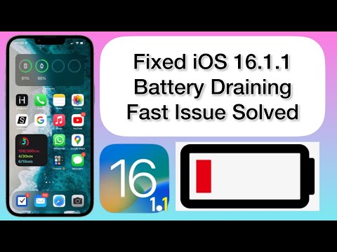 How to Fix IOS 16.1.1 Battery draining Fast | iPhone Battery Draining Issue After IOS 16.1.1