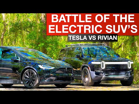 Tesla Model X vs. Rivian R1S: The Ultimate Electric SUV Showdown!