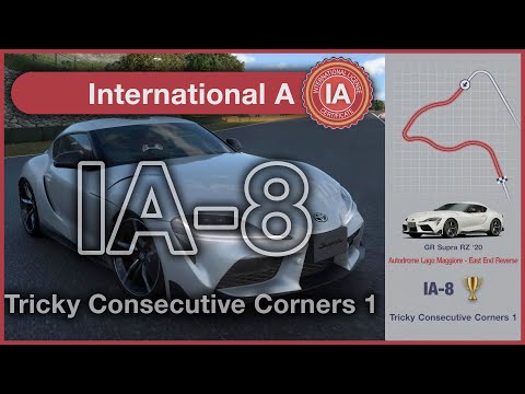 IA-8 Tricky Consecutive Corners 1 - GOLD TIME - Gran Turismo 7 - International A Licence