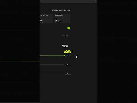 How to Overclock Nvidia GPU #shorts #short #nvidia #pcgaming #pcbuild #gamer