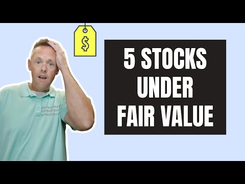 5 Stocks Under Fair Value for August 2021