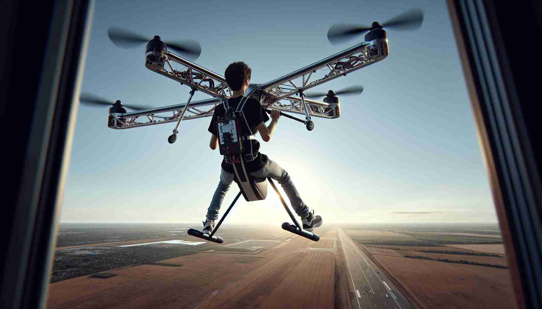 Young Innovator Takes Flight with Homemade eVTOL Young Innovator Takes Flight with Homemade eVTOL