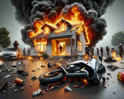Shocking Incident! Home Lost to Fiery Bike Explosion Shocking Incident! Home Lost to Fiery Bike Explosion