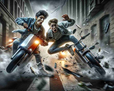 Shock and Chaos! Minors in Electric Motorcycle Crash Shock and Chaos! Minors in Electric Motorcycle Crash