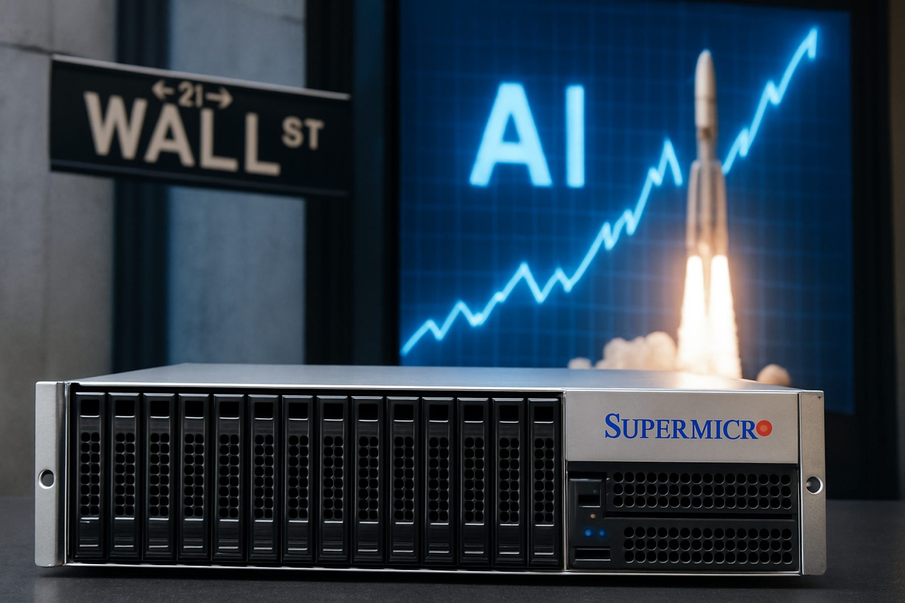 Super Micro Computer sokkolja a Wall Streetet: A Fortune 500 rakéta a tech óriást az AI sztratoszférába löki